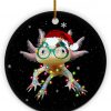 Axolotl Christmas Ornament Funny Holiday Tree Decoration Gift For Axolotl Lovers And Pet Owners