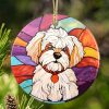 Bichon Frise Ornament  Style Dog Christmas Tree Decoration 2025