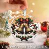 Christmas Bells Glass Ornament 2025 Holiday Home Decoration