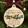 Coworkers Are Like Christmas Lights Ornament Funny Office Humor Gift Work Bestie Holiday Decoration