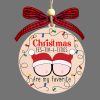 Dad Memorial Christmas Ornament In Loving Memory Forever In Our Hearts Remembrance Gift Tree Design