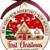 First Christmas In Our New Home Ornament 2025 Housewarming Gift Decoration