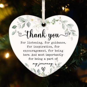 Thank You Teacher Christmas Ornament Appreciation Gift For Teachers Mentors Coaches And Educators