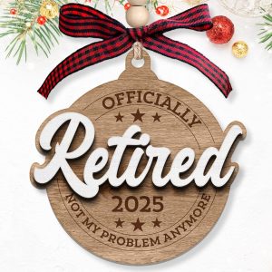 The Legend Has Retired Ornament Retirement Gift For Men Women Work Keepsake Holiday Tree Decoration