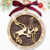 Wrestling Christmas Ornament Greco Roman Sport Holiday Tree Decoration Gift For Wrestlers And Coaches