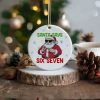 Funny Six Seven Santa Ceramic Christmas Ornament Six Seven Christmas