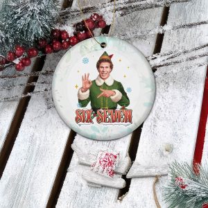 Funny Six Seven – 6 7 Christmas Movies Ornament Six Seven Christmas