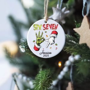 Funny Six–Seven Meme Ornament Six Seven Christmas