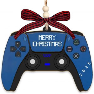 Gaming Christmas Ornament 2025 Gamer Gift Controller Video Game Player Holiday Decoration Unique Nerd Keepsake