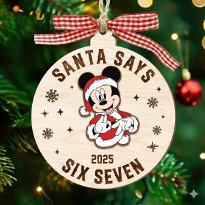 Mickey Six Seven Slang Decorations Ornament Teen Tween Xmas Gift