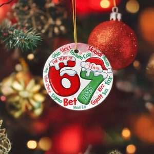 Gen Z Slang Teen Keepsake – Trending FunnySix Seven Ornament Six Seven Christmas