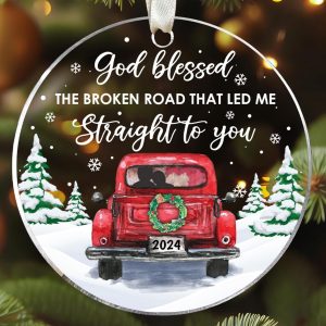 Gifts for Girlfriend, Boyfriend, Wife, Husband – Anniversary Ornaments