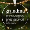 Grandma Definition Christmas Ornament Grandparent Gift From Grandkids Best Ever Grandmother Keepsake Tree Decor