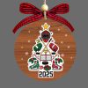 Hockey Christmas Ornament 2025 Sport Tree Decoration Gift For Hockey Players And Fans