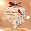 I Have An Angel In Heaven Dad Memorial Ornament Cardinal Wings Sympathy Gift Bereavement Keepsake Christmas Decoration