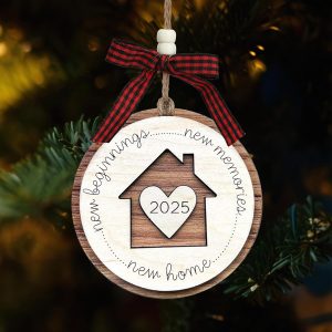 New Home Ornament 2025 White House Christmas Decoration Keepsake