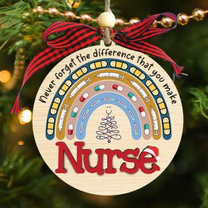Nurse 2025 Christmas Ornament And So The Adventure Begins Graduation Ornament For Nurse Student
