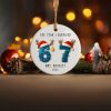 Six Seven Ornament – Teen Slang Christmas Ornament Six Seven Christmas Six Seven Ornament – Teen Slang Christmas Ornament Six Seven Christmas