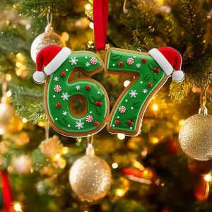 Slang Christmas – 67 Acrylic Ornament Six Seven Christmas