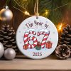 The Year of Six Seven 2025 Christmas Ornament Funny Number Meme Ornament