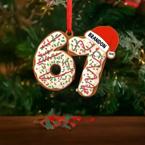 Trending Funny Name Six Seven Ornament Six Seven Christmas